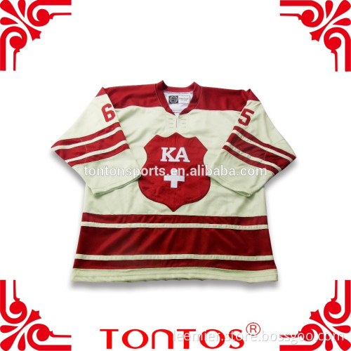 High performance sublimation printing hockey jersey with high quality wholesale